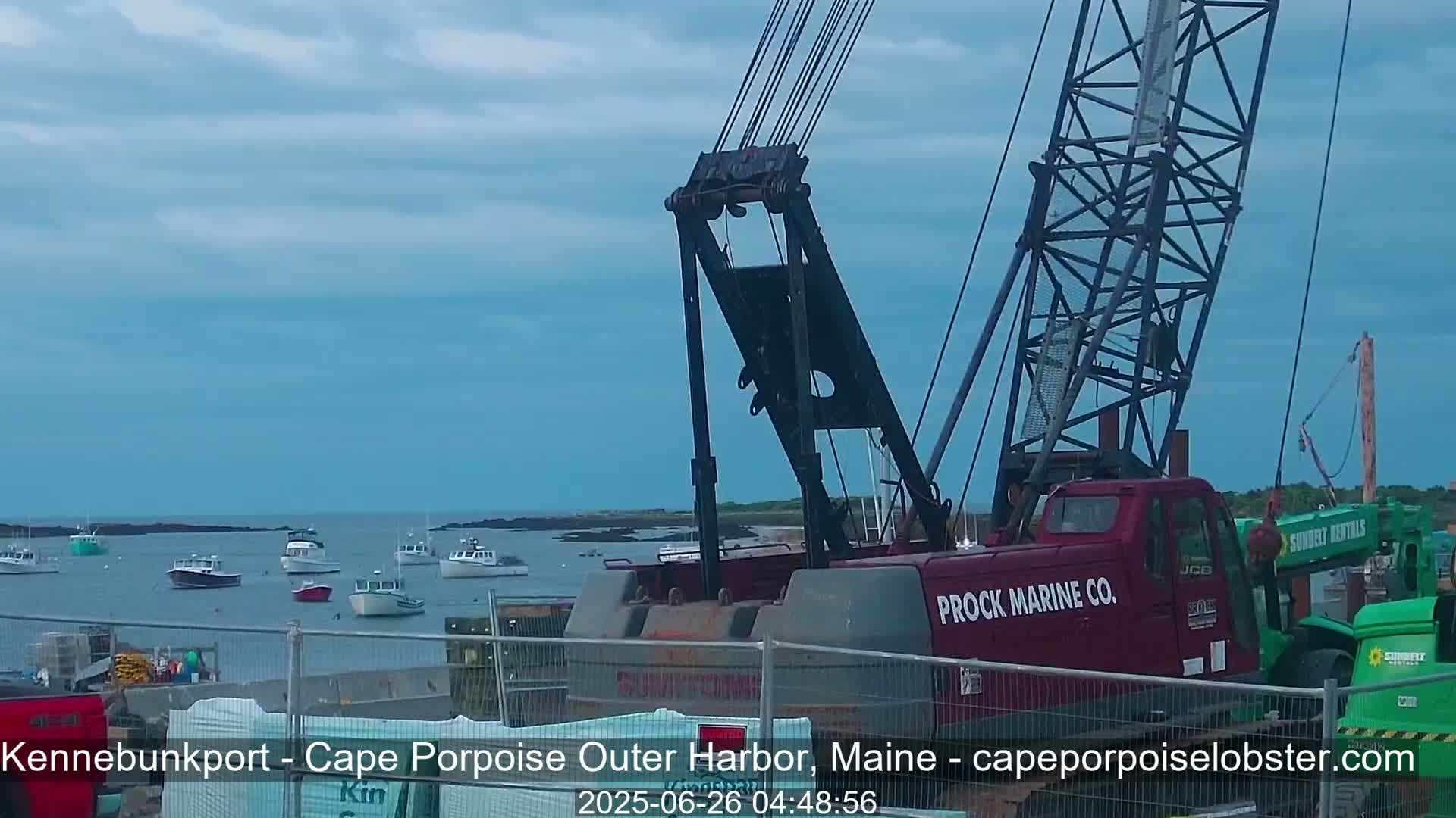 Cape Porpoise, Outer Harbor Live Cam - Kennebunkport, Maine, USA