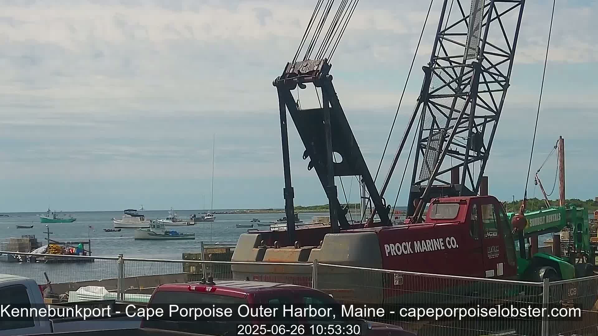 Cape Porpoise, Outer Harbor Live Cam - Kennebunkport, Maine, USA