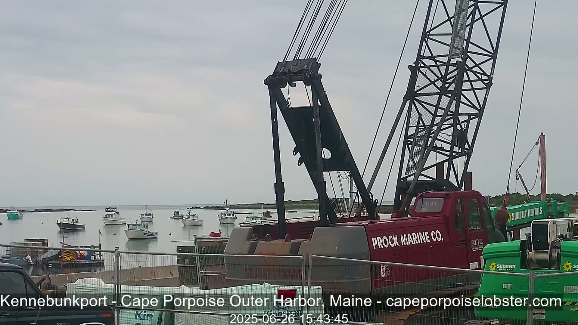 Cape Porpoise, Outer Harbor Live Cam - Kennebunkport, Maine, USA