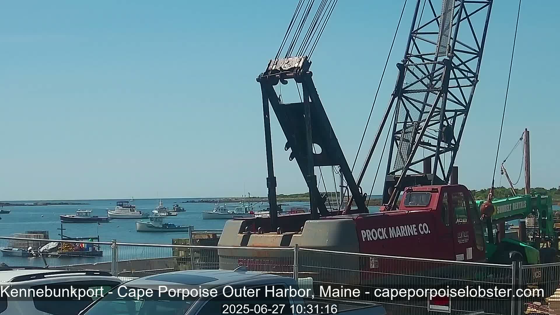 Cape Porpoise, Outer Harbor Live Cam - Kennebunkport, Maine, USA