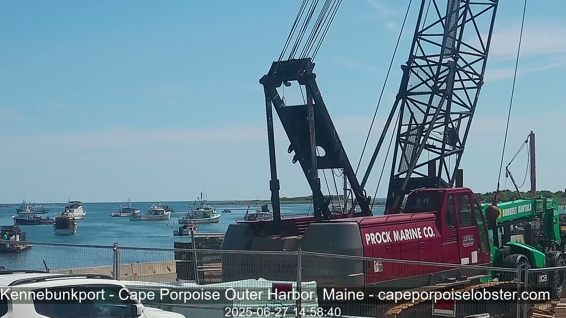 Cape Porpoise, Outer Harbor Live Cam - Kennebunkport, Maine, USA