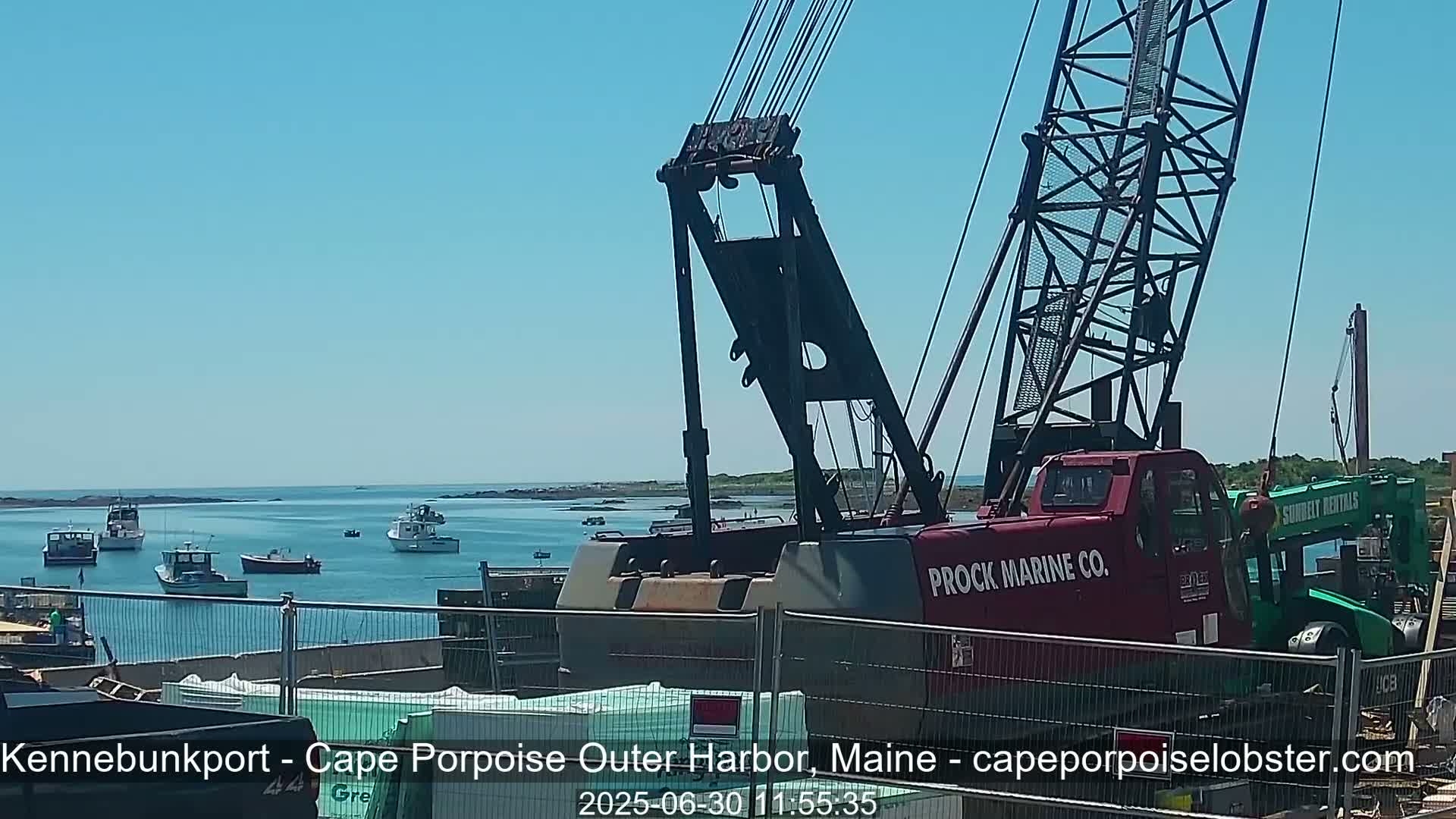 Cape Porpoise, Outer Harbor Live Cam - Kennebunkport, Maine, USA