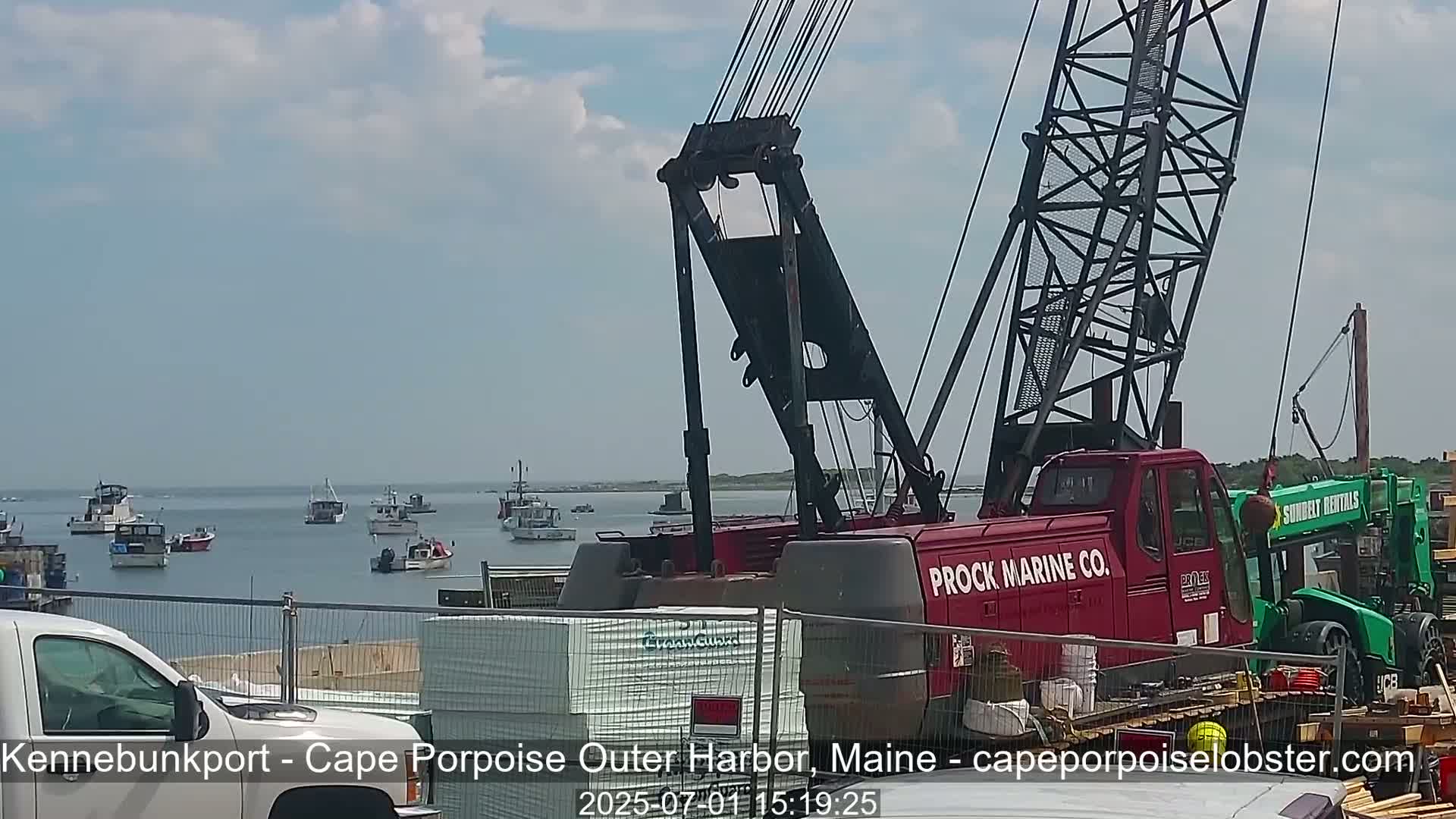 Cape Porpoise, Outer Harbor Live Cam - Kennebunkport, Maine, USA