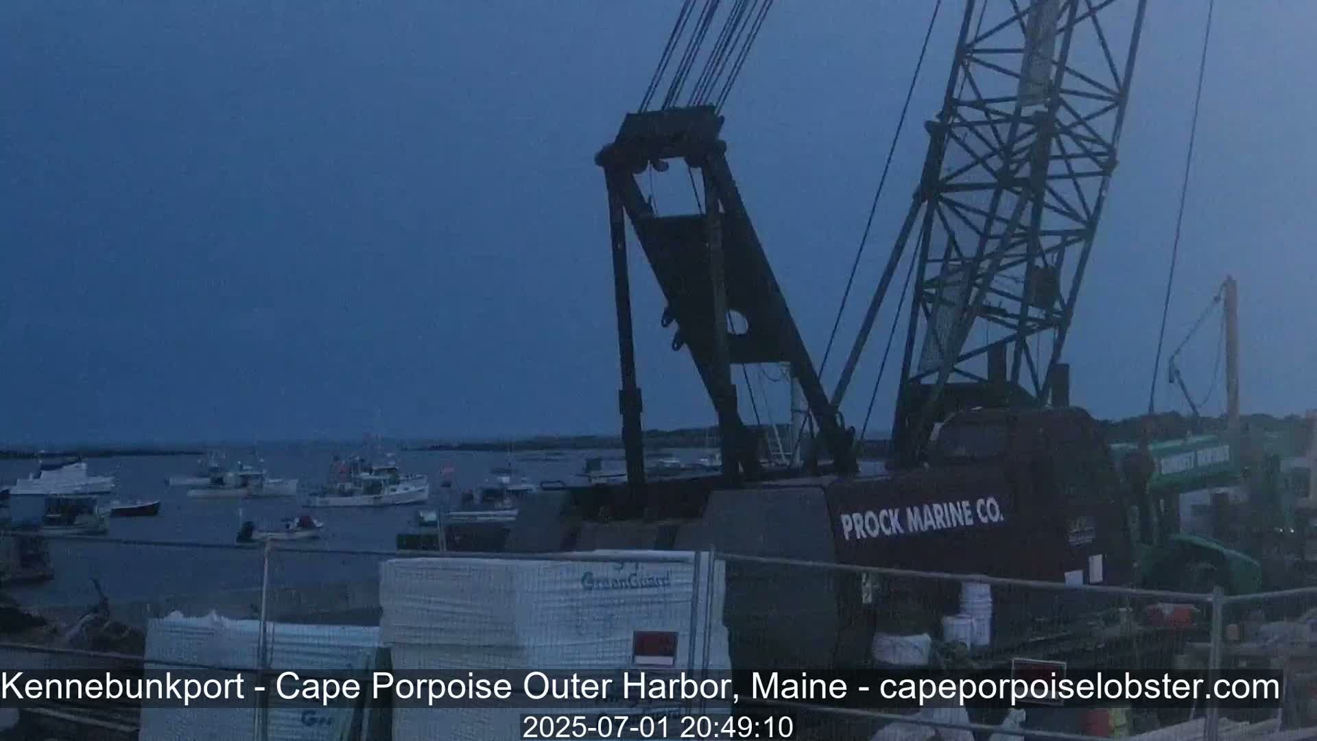 Cape Porpoise, Outer Harbor Live Cam - Kennebunkport, Maine, USA