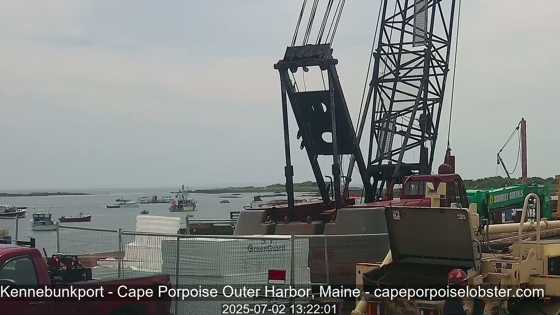 Cape Porpoise, Outer Harbor Live Cam - Kennebunkport, Maine, USA