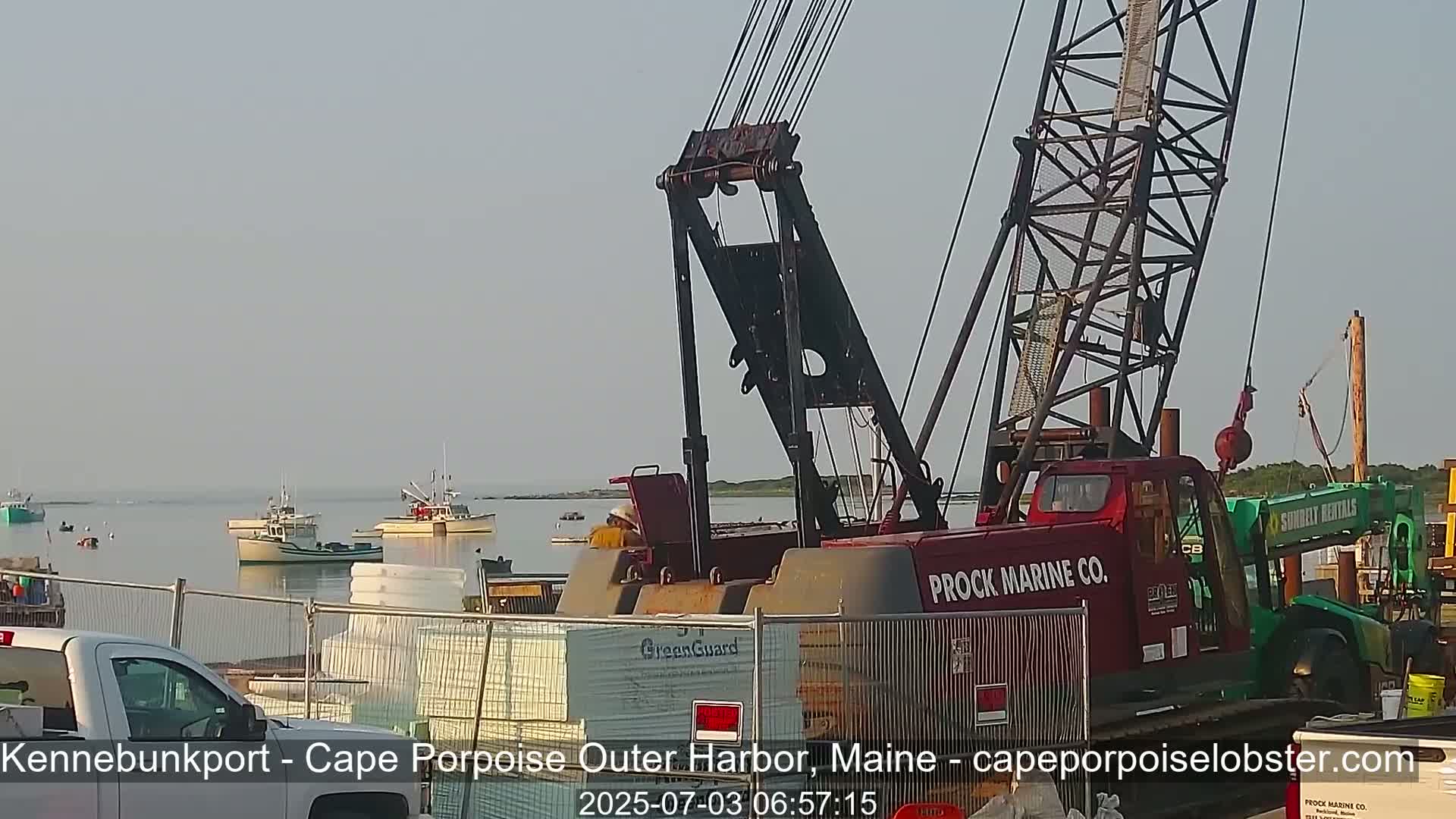 Cape Porpoise, Outer Harbor Live Cam - Kennebunkport, Maine, USA