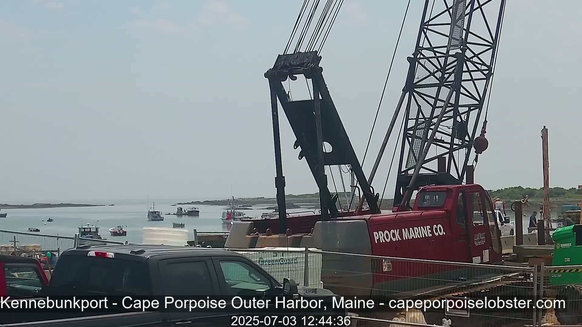 Cape Porpoise, Outer Harbor Live Cam - Kennebunkport, Maine, USA