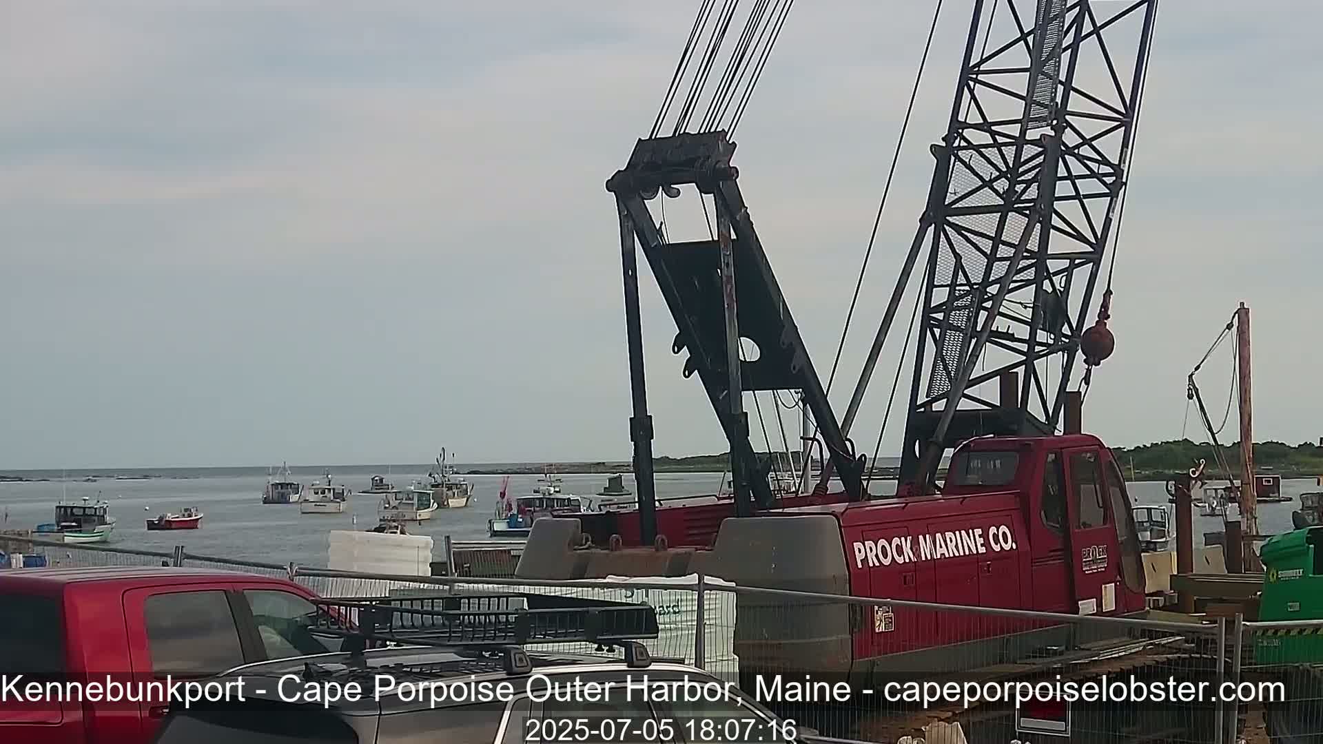 Cape Porpoise, Outer Harbor Live Cam - Kennebunkport, Maine, USA