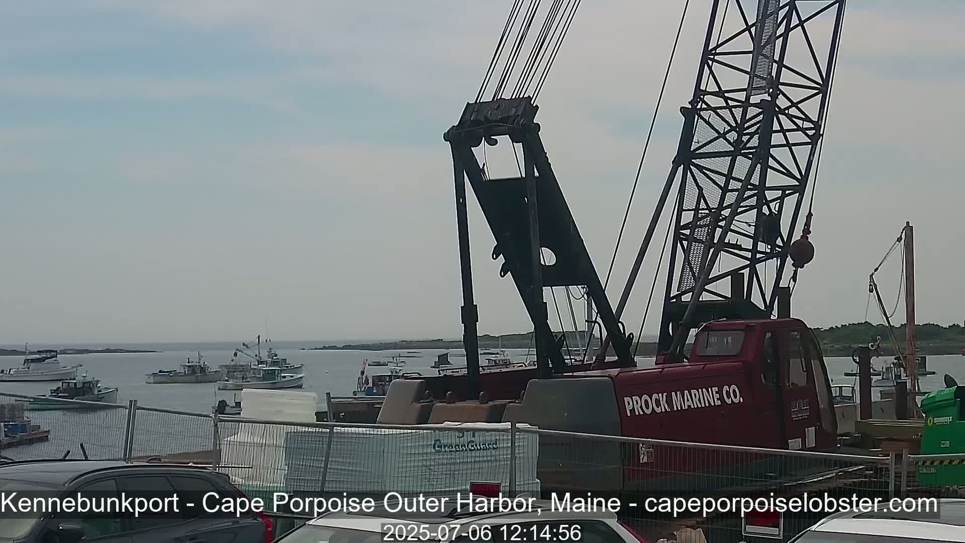 Cape Porpoise, Outer Harbor Live Cam - Kennebunkport, Maine, USA