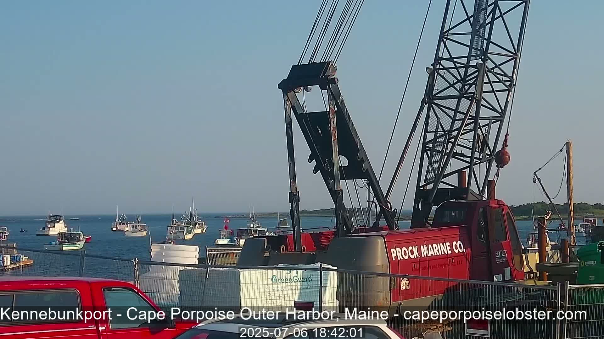 Cape Porpoise, Outer Harbor Live Cam - Kennebunkport, Maine, USA