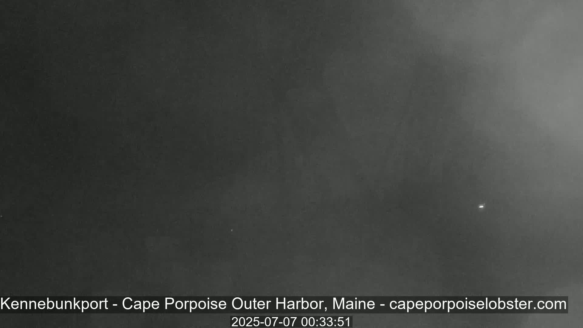 Cape Porpoise, Outer Harbor Live Cam - Kennebunkport, Maine, USA