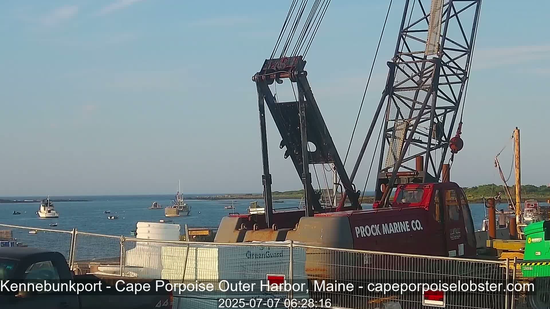 Cape Porpoise, Outer Harbor Live Cam - Kennebunkport, Maine, USA
