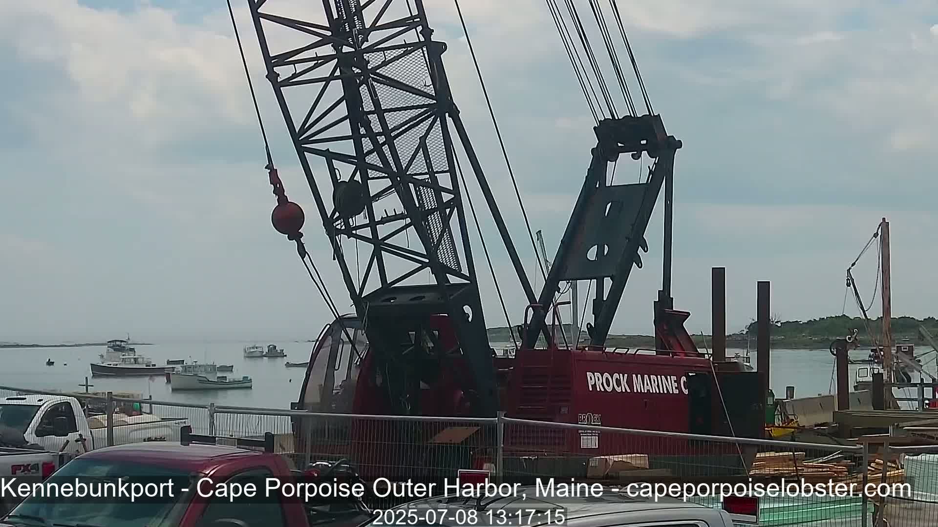 Cape Porpoise, Outer Harbor Live Cam - Kennebunkport, Maine, USA