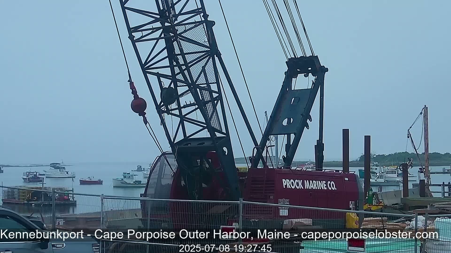 Cape Porpoise, Outer Harbor Live Cam - Kennebunkport, Maine, USA