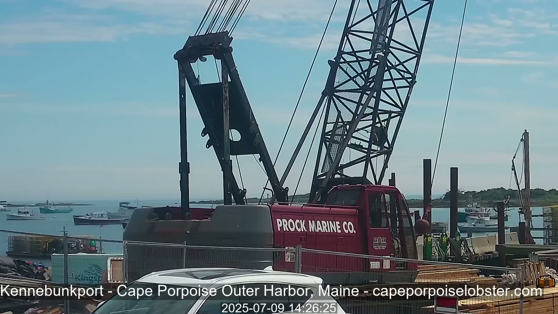 Cape Porpoise, Outer Harbor Live Cam - Kennebunkport, Maine, USA