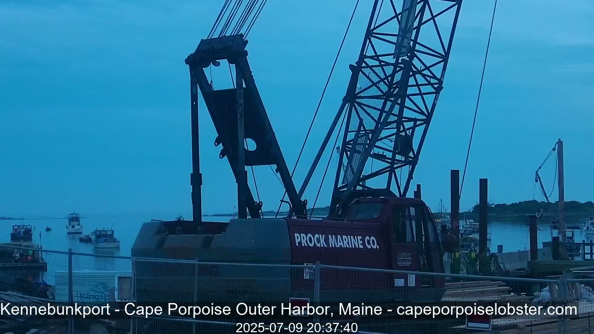 Cape Porpoise, Outer Harbor Live Cam - Kennebunkport, Maine, USA
