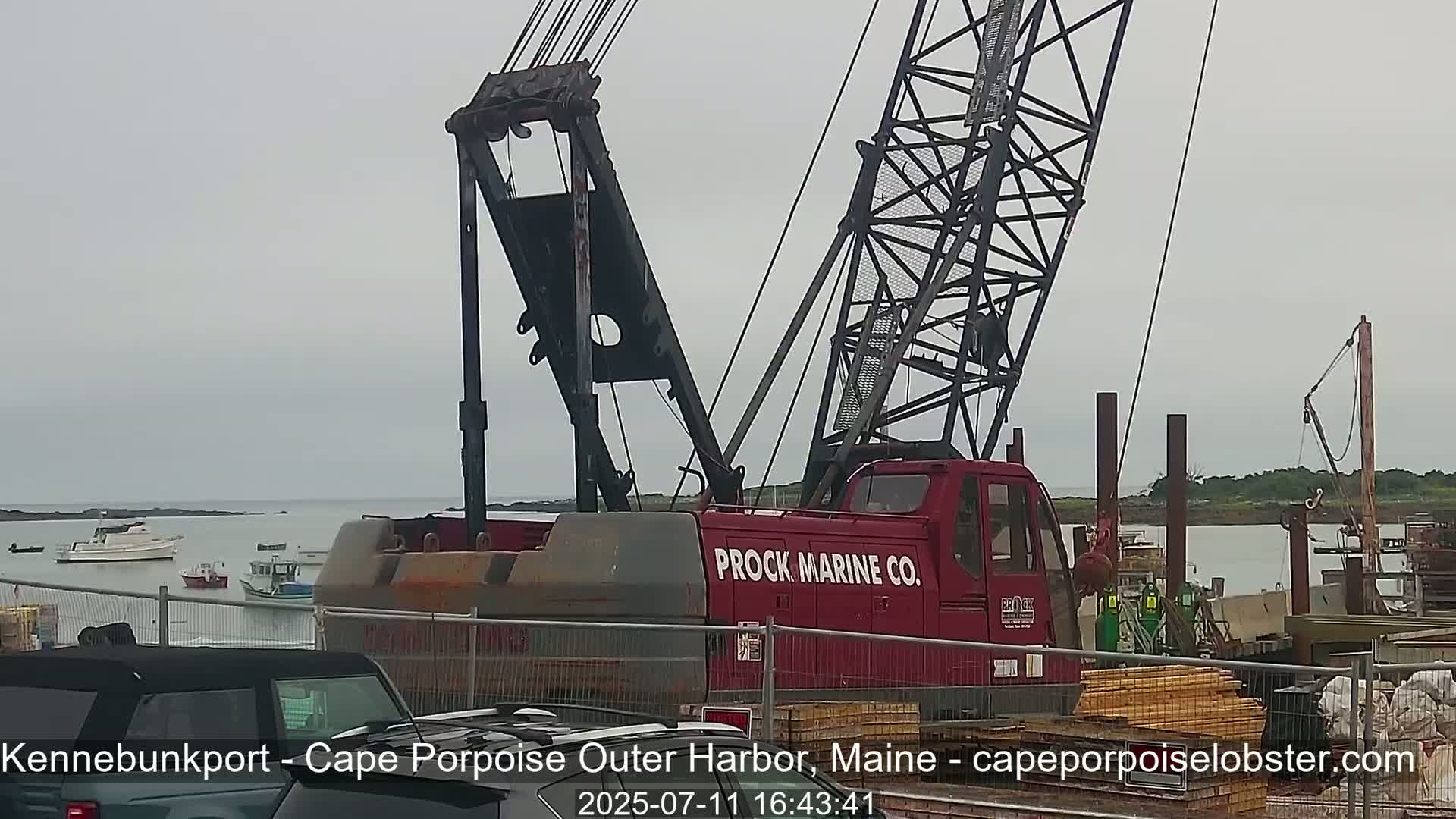 Cape Porpoise, Outer Harbor Live Cam - Kennebunkport, Maine, USA