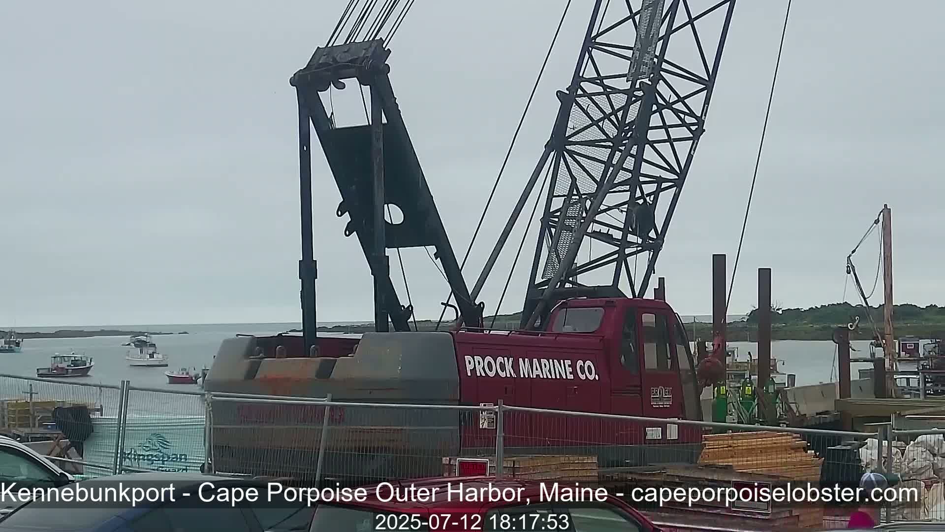 Cape Porpoise, Outer Harbor Live Cam - Kennebunkport, Maine, USA