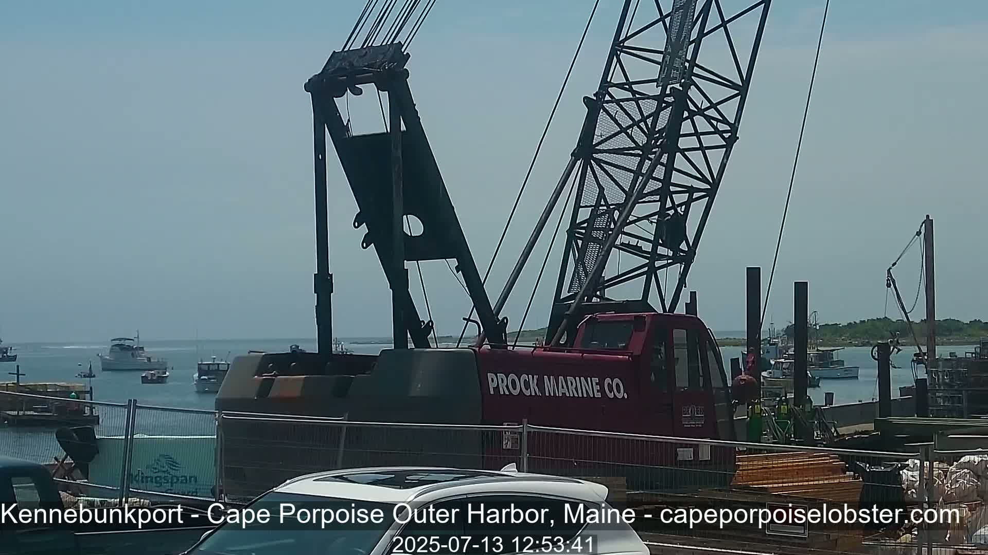 Cape Porpoise, Outer Harbor Live Cam - Kennebunkport, Maine, USA