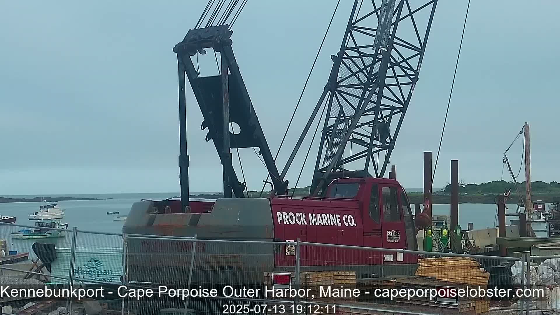 Cape Porpoise, Outer Harbor Live Cam - Kennebunkport, Maine, USA