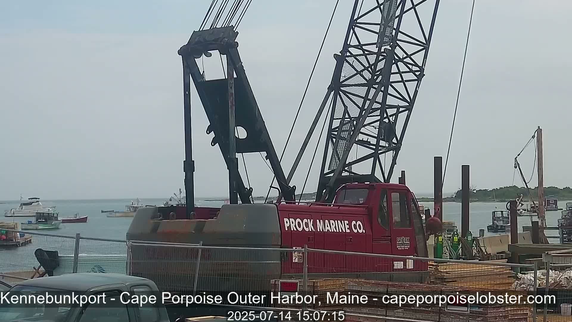 Cape Porpoise, Outer Harbor Live Cam - Kennebunkport, Maine, USA