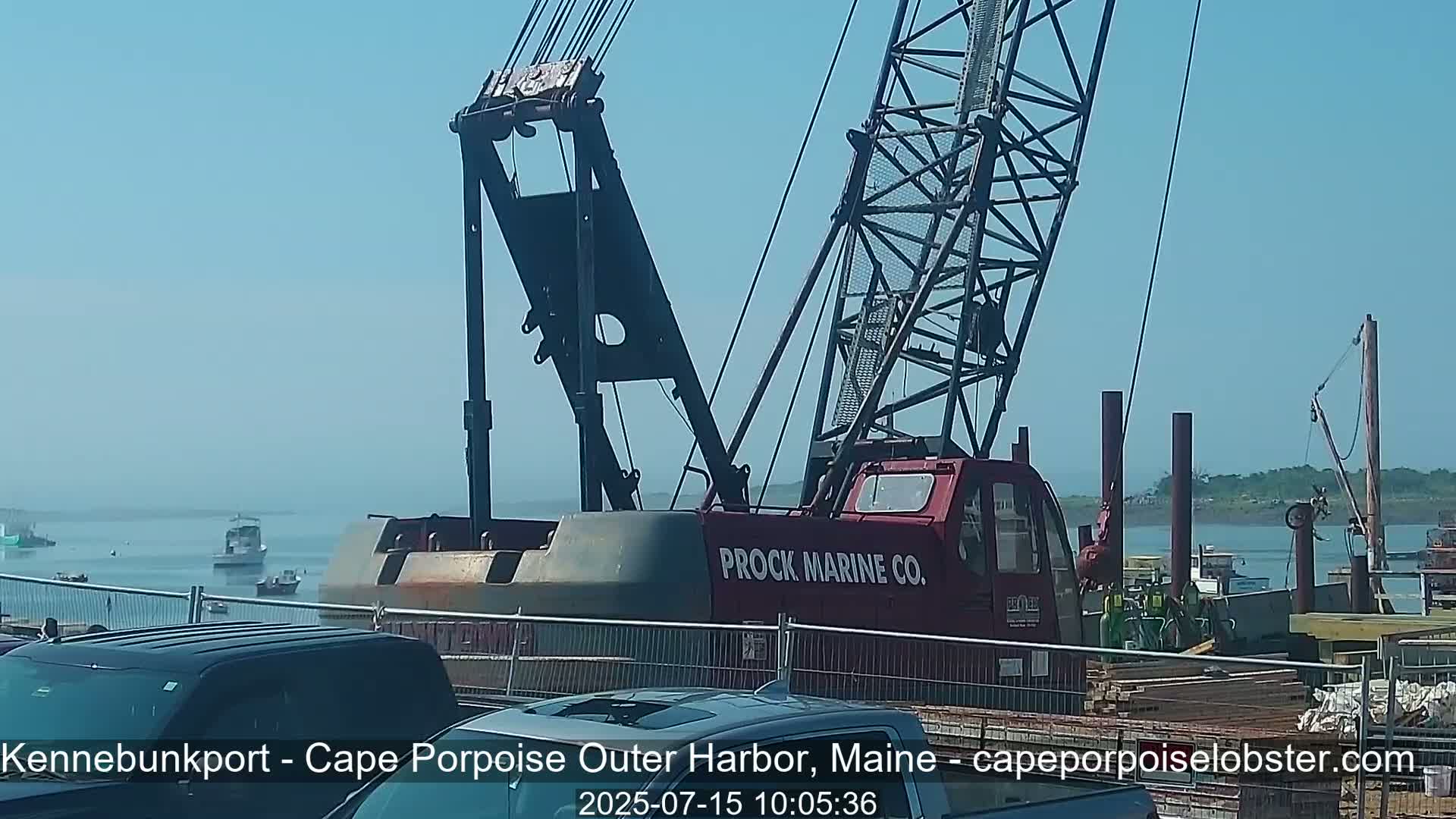 Cape Porpoise, Outer Harbor Live Cam - Kennebunkport, Maine, USA