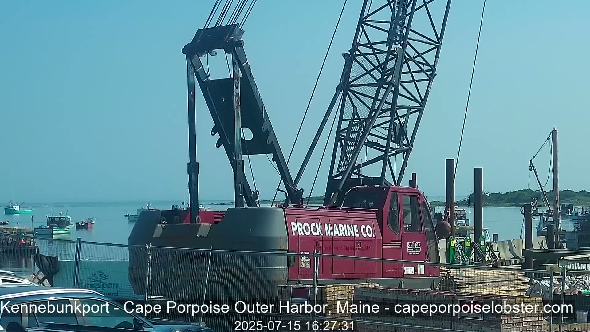 Cape Porpoise, Outer Harbor Live Cam - Kennebunkport, Maine, USA