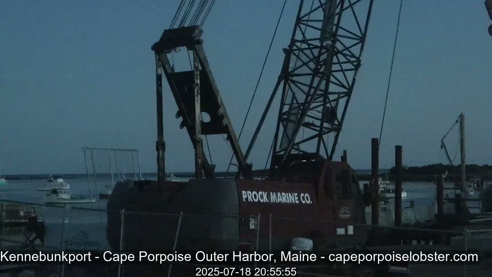 Cape Porpoise, Outer Harbor Live Cam - Kennebunkport, Maine, USA