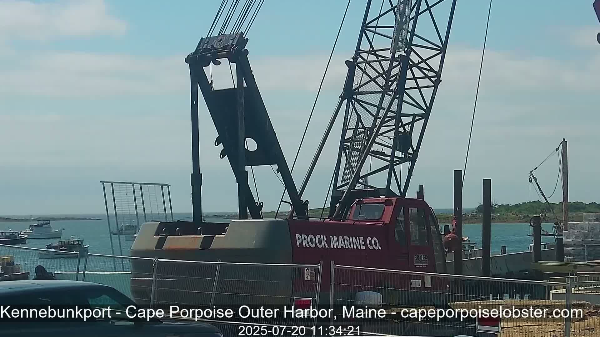 Cape Porpoise, Outer Harbor Live Cam - Kennebunkport, Maine, USA
