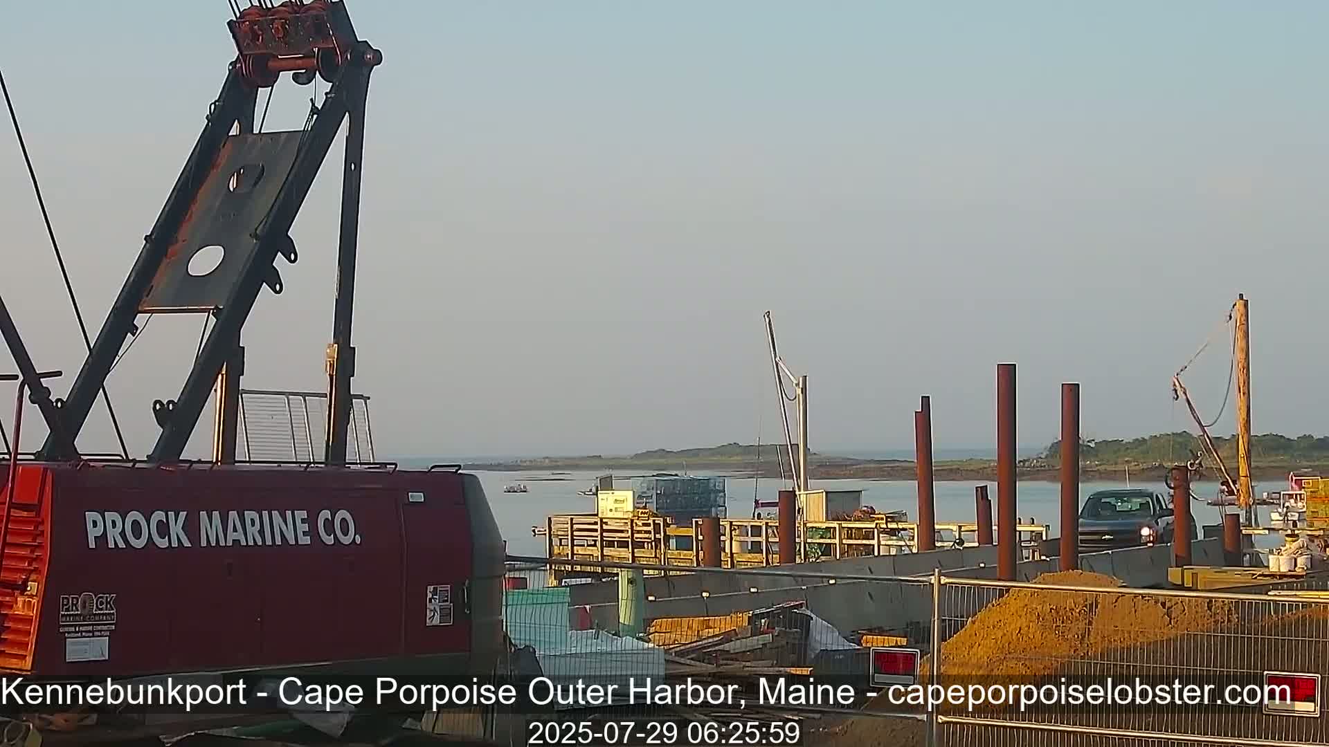 Cape Porpoise, Outer Harbor Live Cam - Kennebunkport, Maine, USA