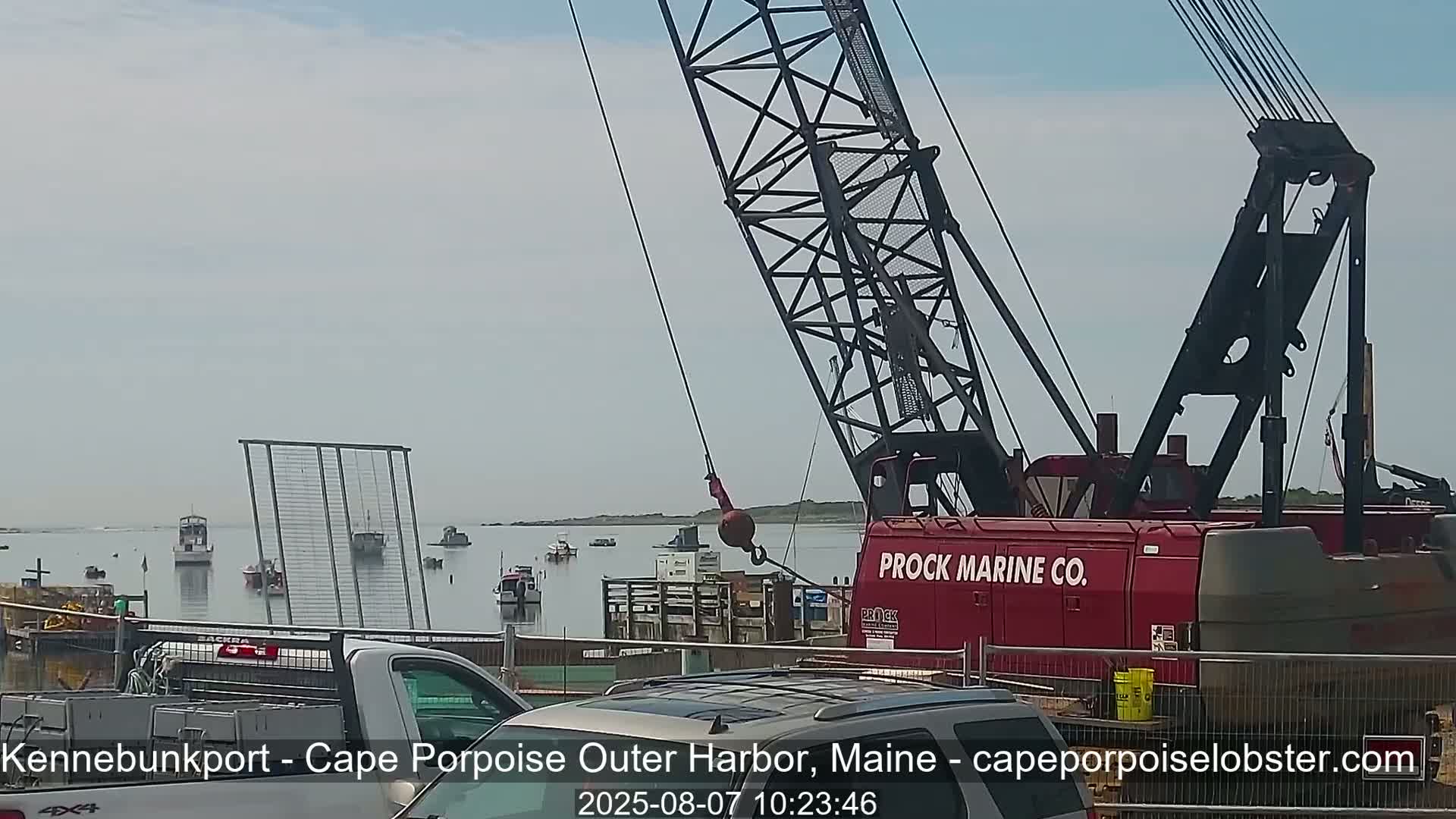 Cape Porpoise, Outer Harbor Live Cam - Kennebunkport, Maine, USA