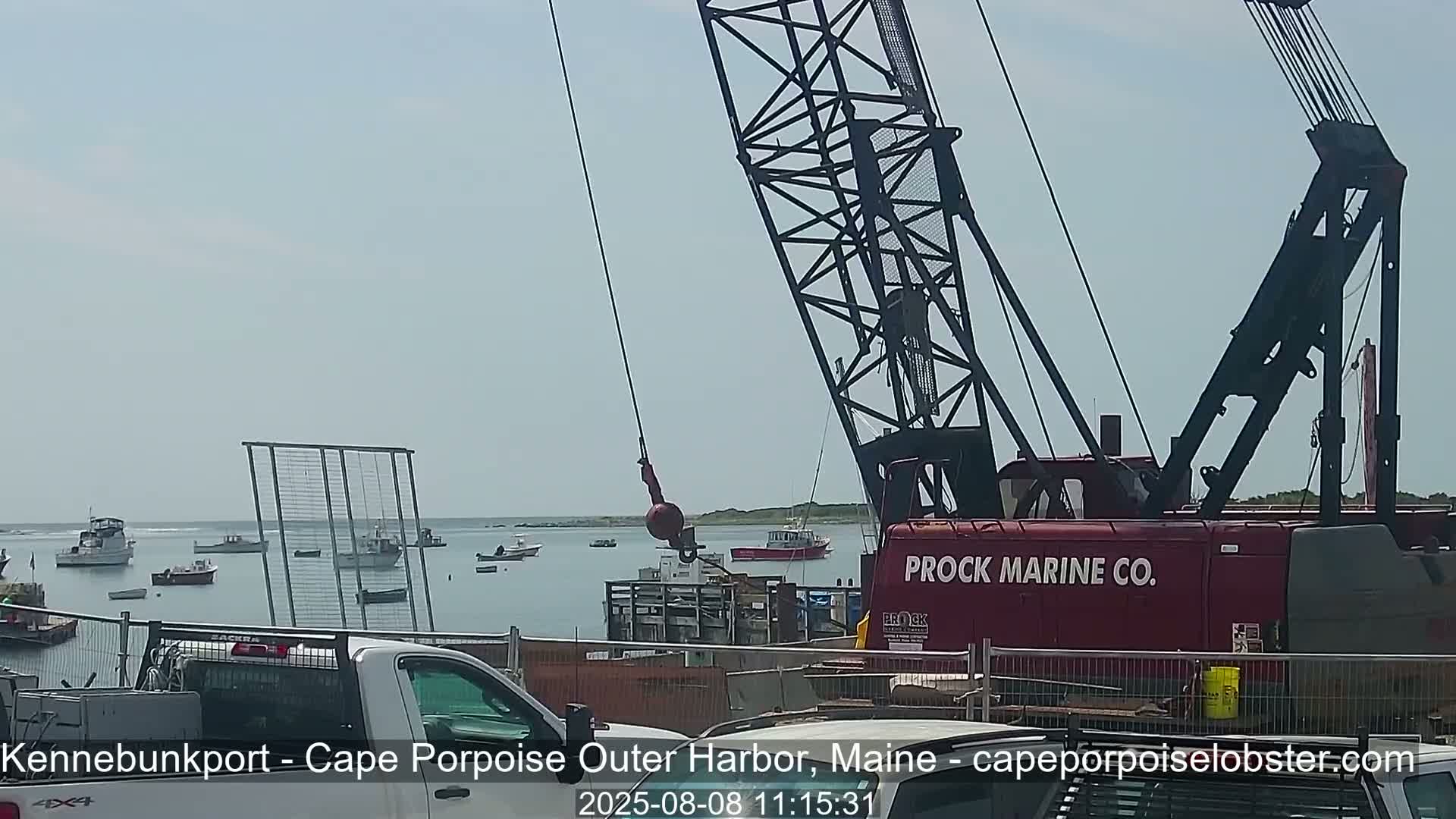 Cape Porpoise, Outer Harbor Live Cam - Kennebunkport, Maine, USA