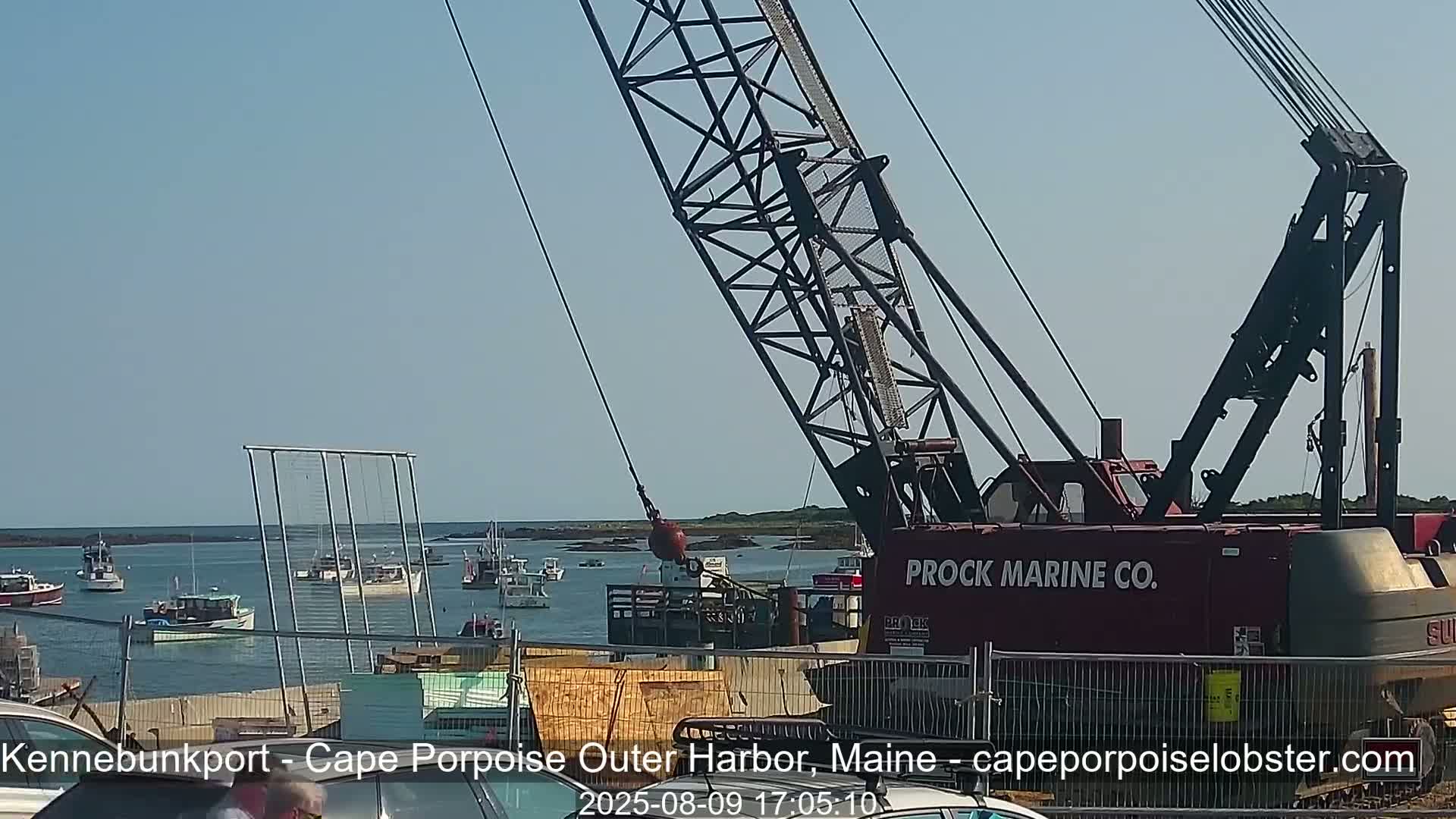 Cape Porpoise, Outer Harbor Live Cam - Kennebunkport, Maine, USA