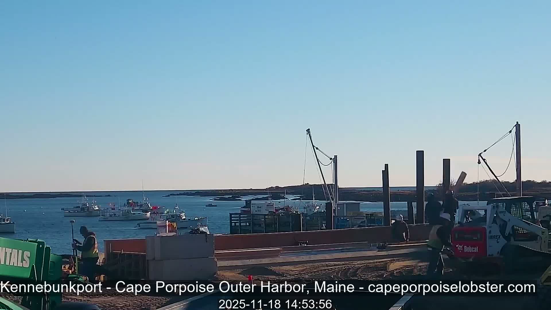 Cape Porpoise, Outer Harbor Live Cam - Kennebunkport, Maine, USA
