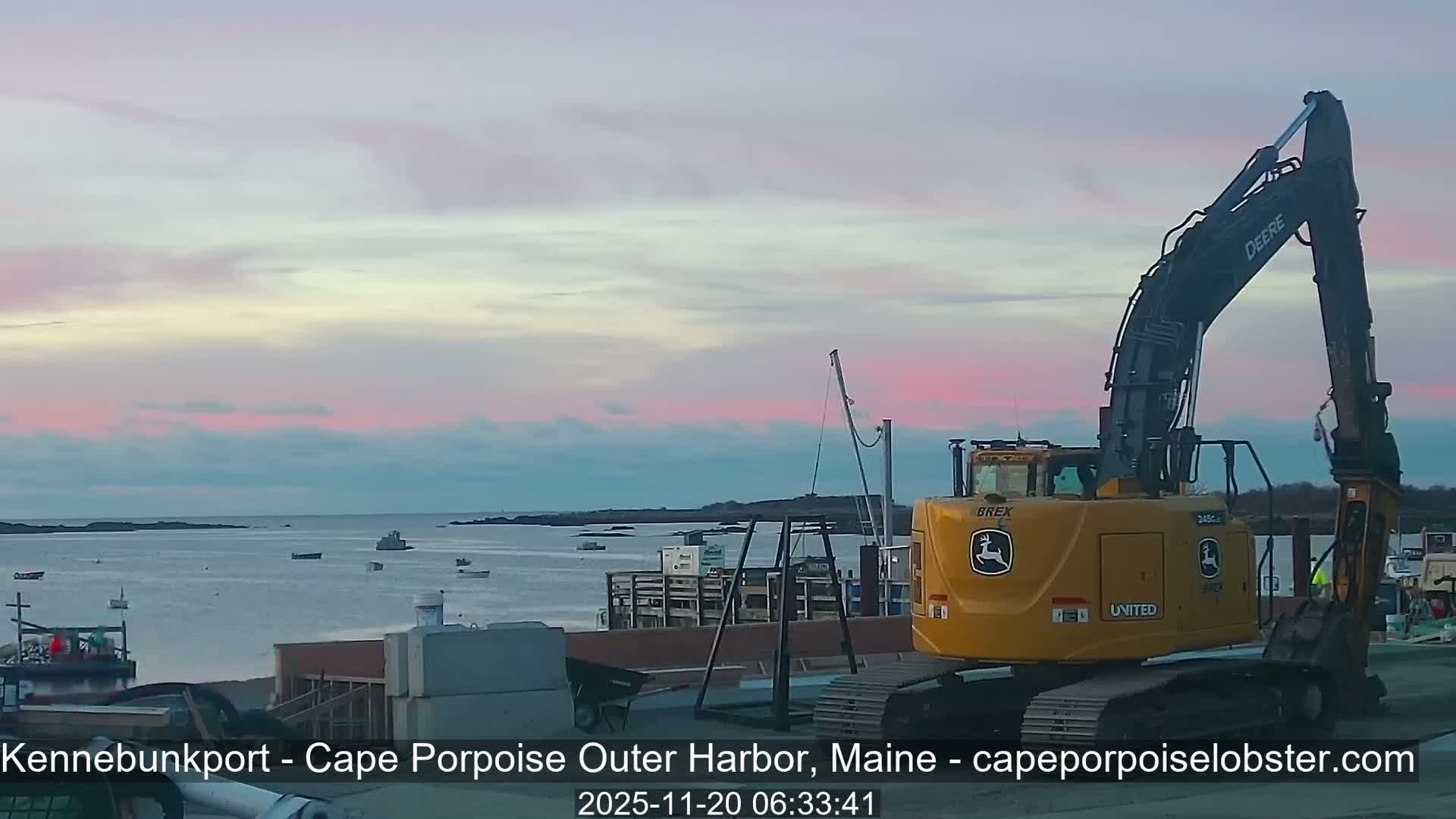 Cape Porpoise, Outer Harbor Live Cam - Kennebunkport, Maine, USA