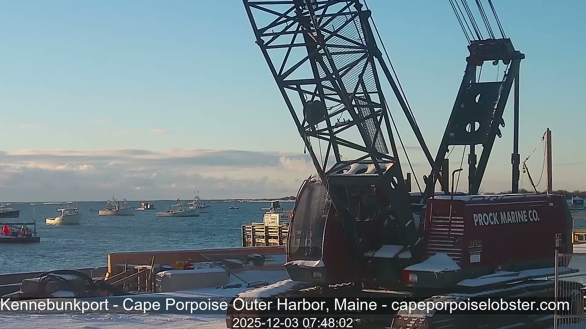 Cape Porpoise, Outer Harbor Live Cam - Kennebunkport, Maine, USA