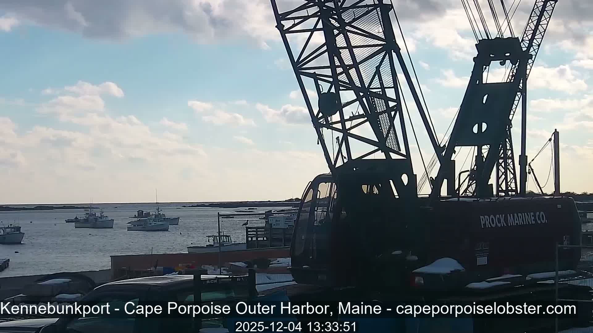 Cape Porpoise, Outer Harbor Live Cam - Kennebunkport, Maine, USA