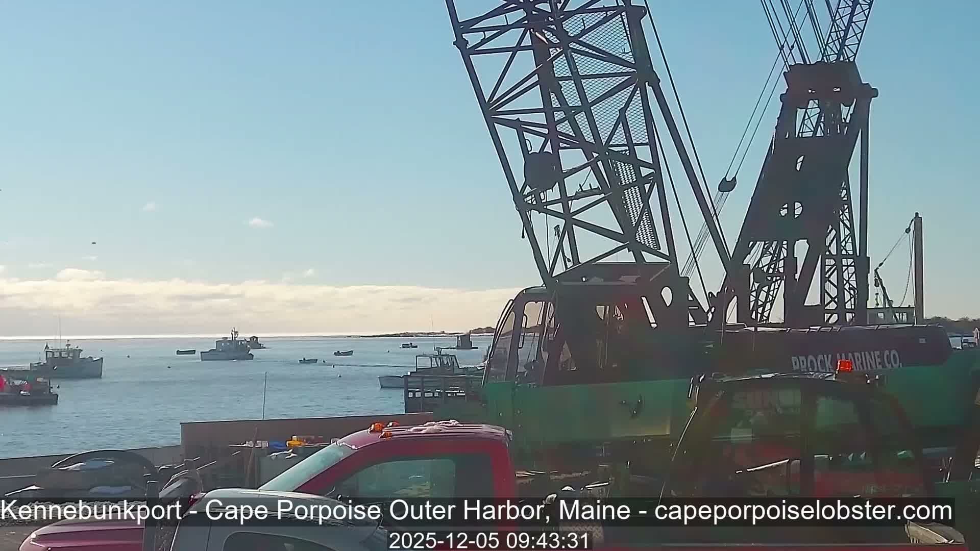 Cape Porpoise, Outer Harbor Live Cam - Kennebunkport, Maine, USA