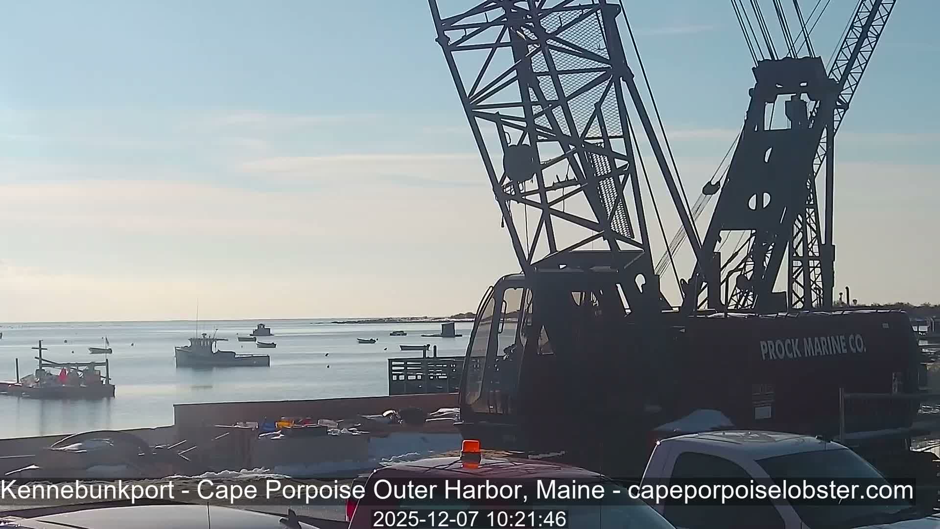 Cape Porpoise, Outer Harbor Live Cam - Kennebunkport, Maine, USA