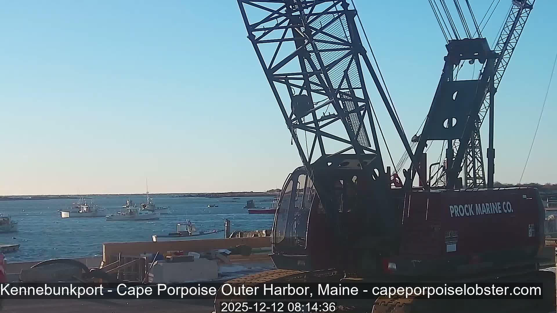 Cape Porpoise, Outer Harbor Live Cam - Kennebunkport, Maine, USA