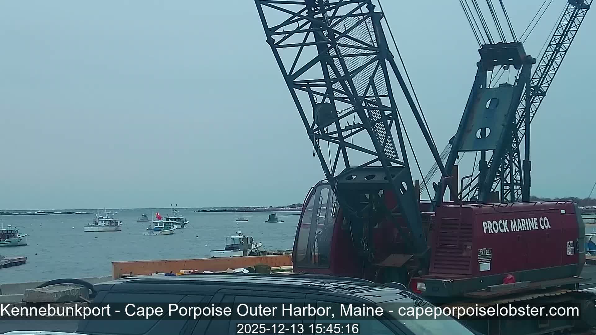 Cape Porpoise, Outer Harbor Live Cam - Kennebunkport, Maine, USA