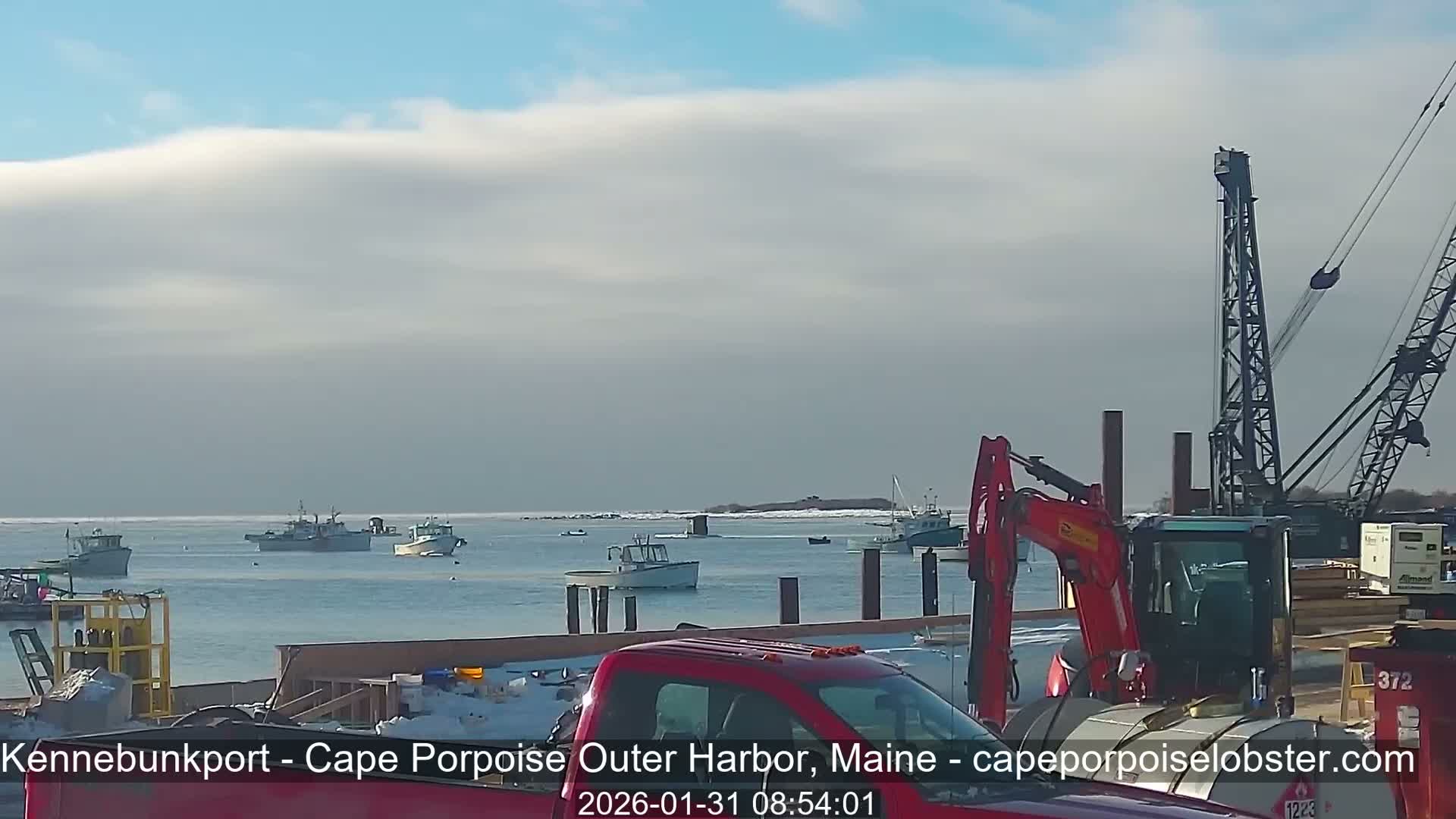 Cape Porpoise, Outer Harbor Live Cam - Kennebunkport, Maine, USA