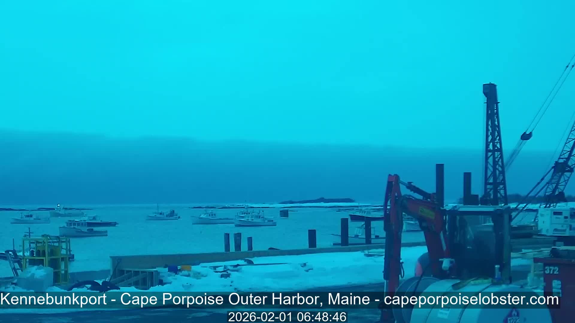 Cape Porpoise, Outer Harbor Live Cam - Kennebunkport, Maine, USA