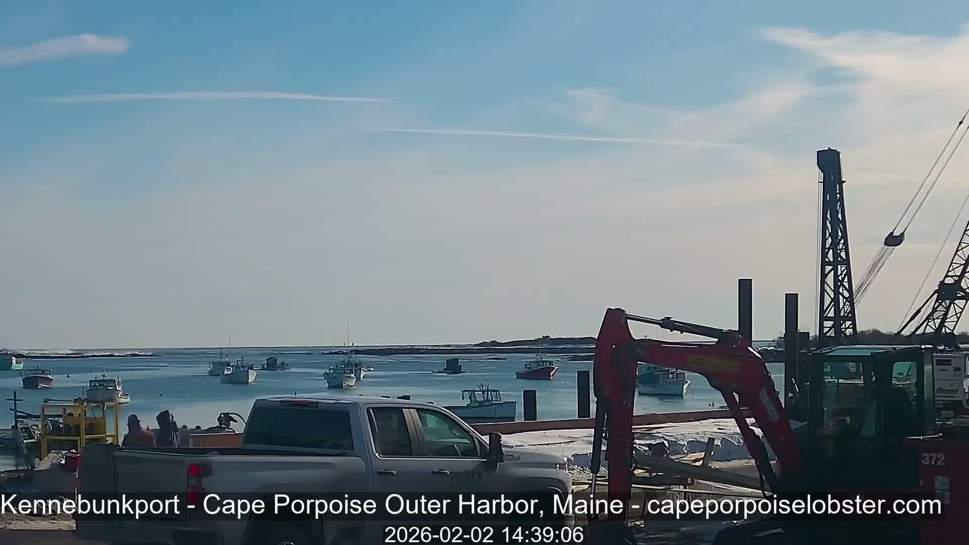 Cape Porpoise, Outer Harbor Live Cam - Kennebunkport, Maine, USA