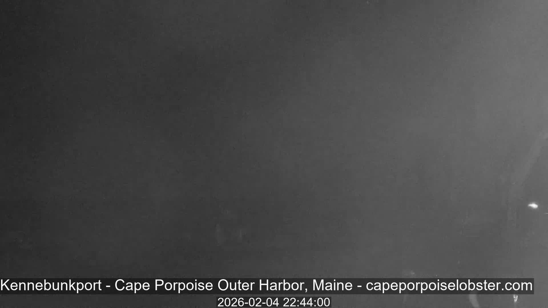 Cape Porpoise, Outer Harbor Live Cam - Kennebunkport, Maine, USA