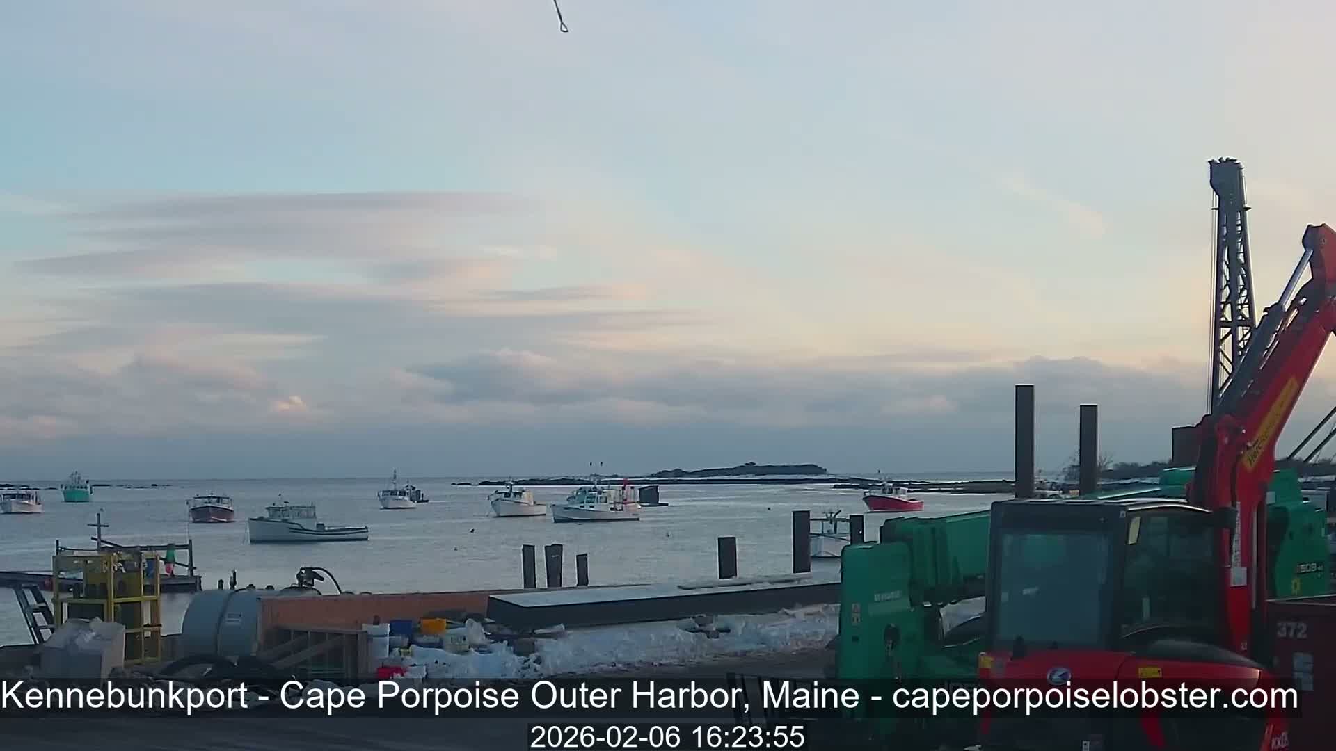 Cape Porpoise, Outer Harbor Live Cam - Kennebunkport, Maine, USA