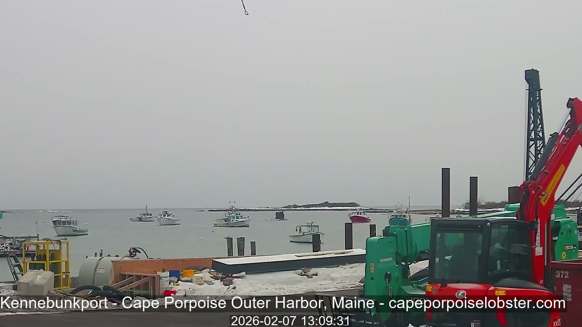 Cape Porpoise, Outer Harbor Live Cam - Kennebunkport, Maine, USA