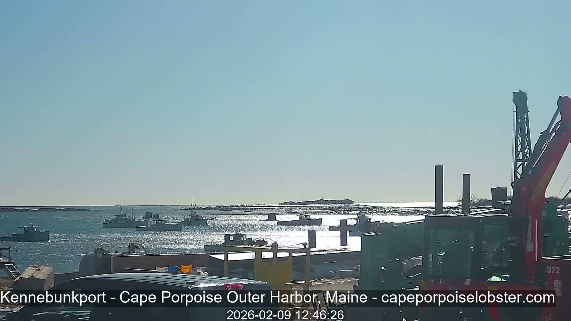 Cape Porpoise, Outer Harbor Live Cam - Kennebunkport, Maine, USA