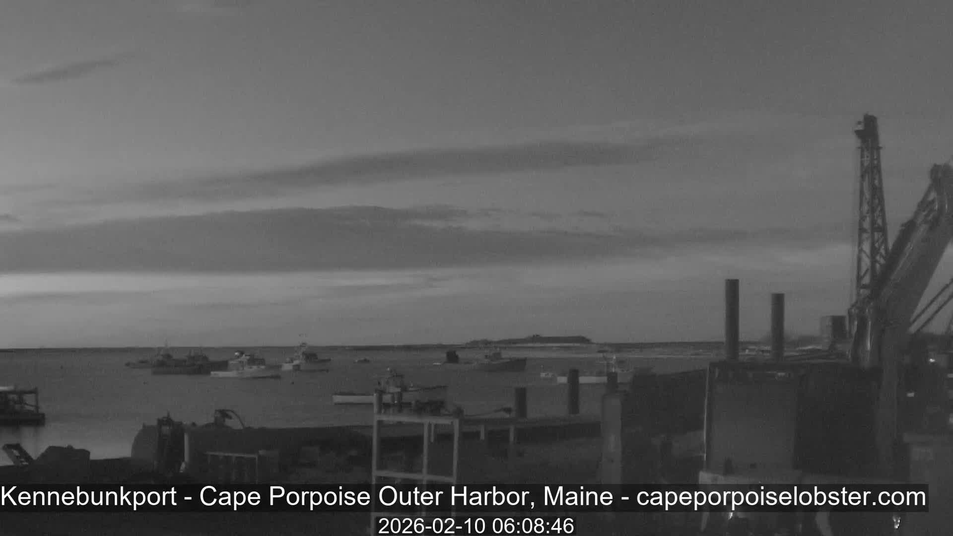 Cape Porpoise, Outer Harbor Live Cam - Kennebunkport, Maine, USA