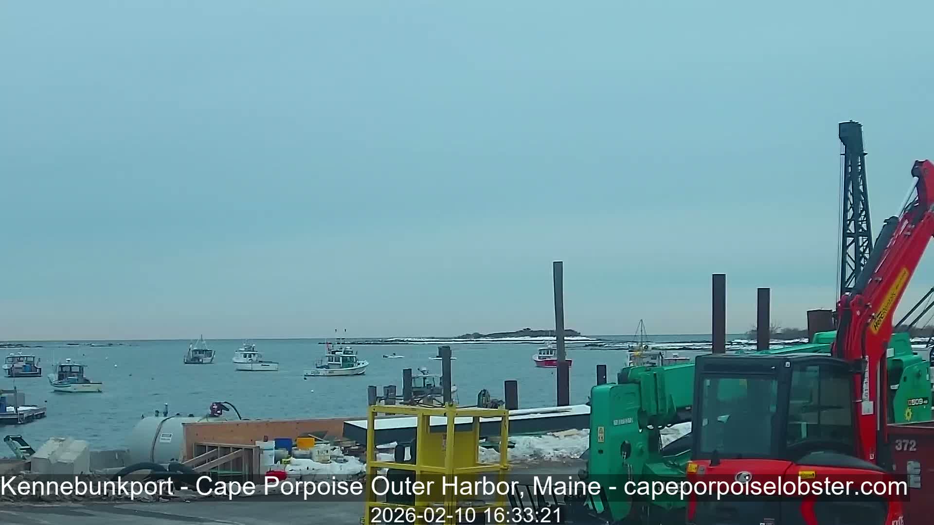 Cape Porpoise, Outer Harbor Live Cam - Kennebunkport, Maine, USA